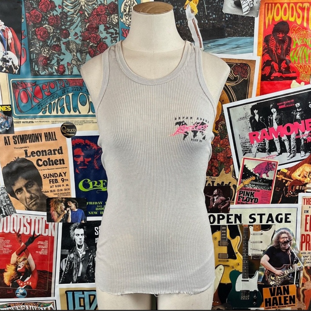 Amazing Vintage 80’s Bryan Adam’s muscle tank